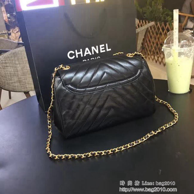 香奈兒CHANEL 57700 2018最新款爆款油臘皮鏈條包 DSC2022